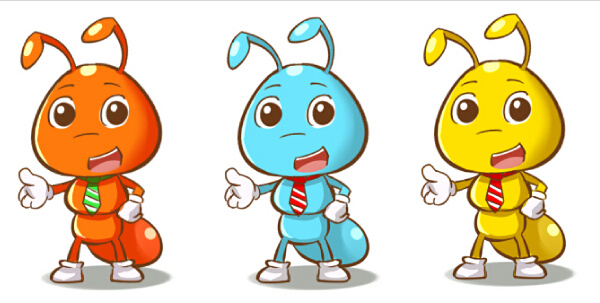 蚂蚁 吉祥物_吉吉卡通设计-站酷zcool