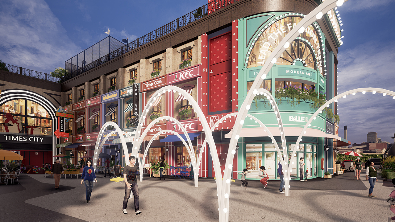【小型综合体设计】时代城商业街设计_空间印象商业设计-站酷zcool