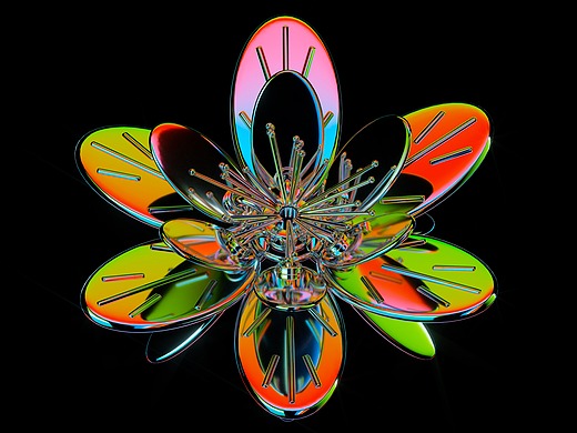 无机花朵 inorganic flowers