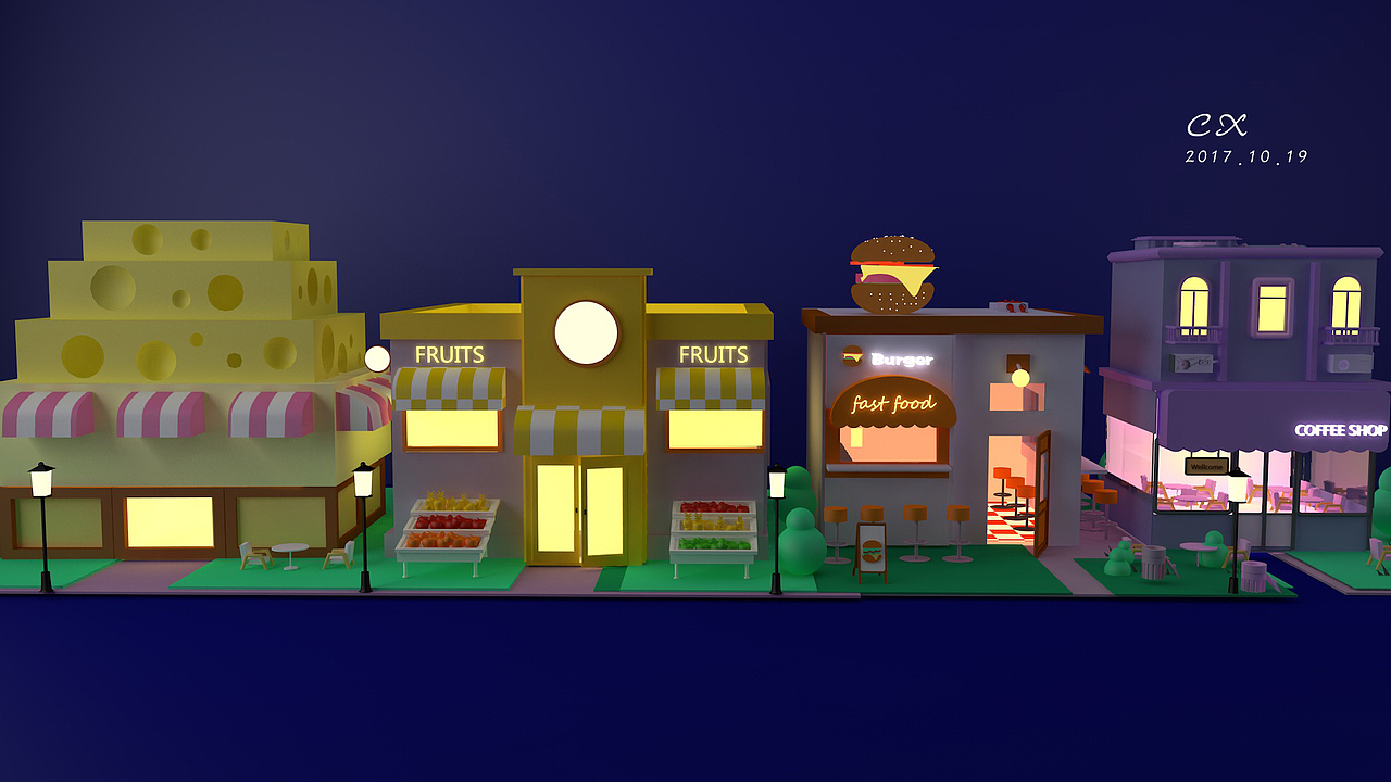 C4D模仿（图ZOTQ0MzQ0Njg=） - 动画/影视 - 站酷设计师休息休息吧原创素材 - 站酷ZCOOL