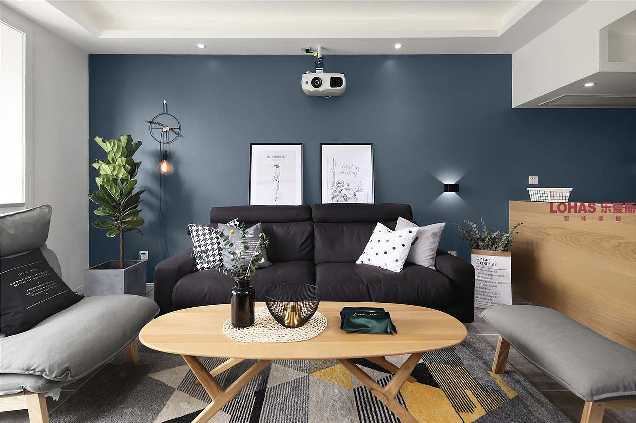 95平方旧房改造装修设计的太美了