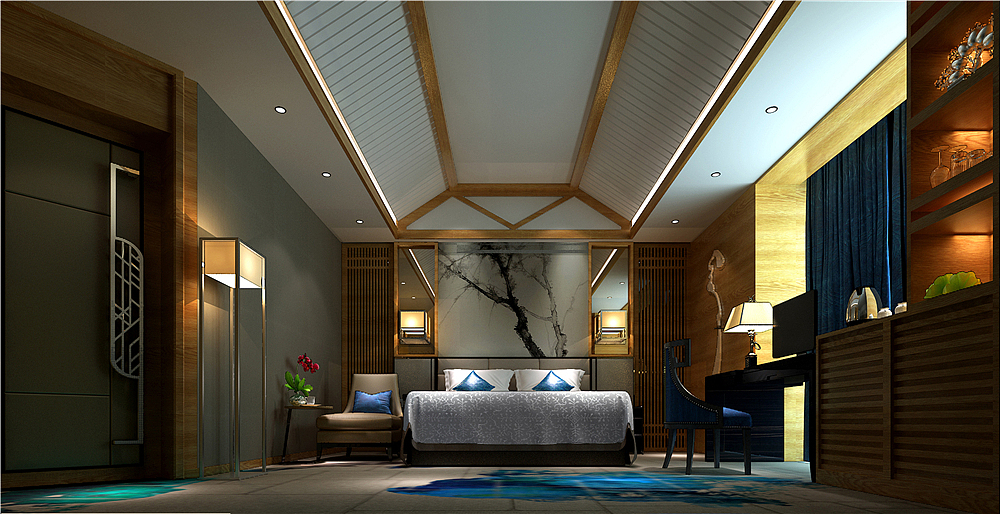 漯河商务酒店装修公司案例高端酒店设计形象必备要素