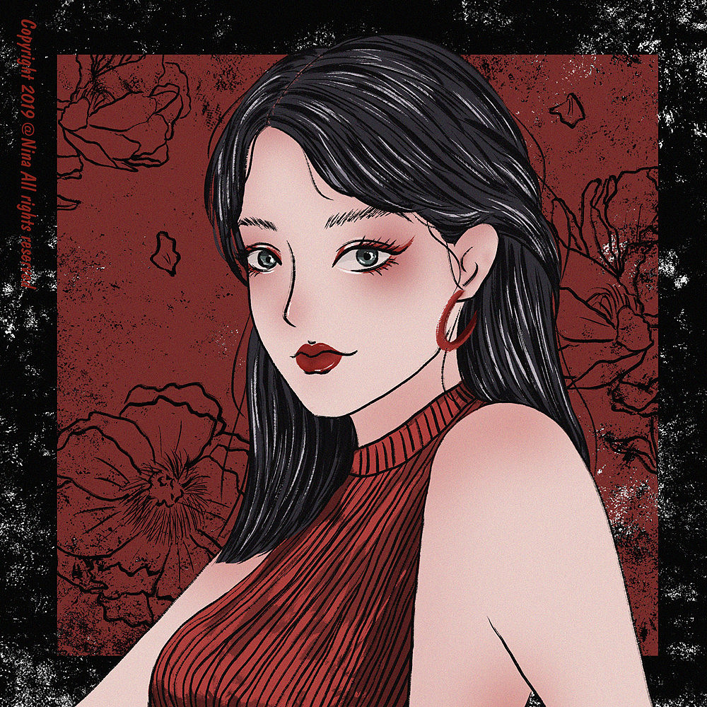 女孩（圖ZMTg2NzY4OTY0） - 藝術(shù)插畫 - 站酷設(shè)計師Joynii原創(chuàng)素材 - 站酷ZCOOL