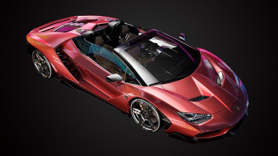 【C4D作品】超级跑车建模合集