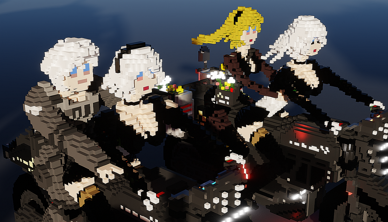 MagicaVoxel-YORHA假日