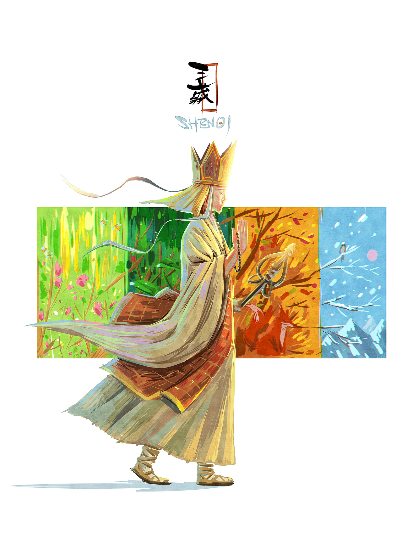 西游（图ZMjMzNDYzMTY=） - 商业插画 - 站酷设计师SE7EN七月原创素材 - 站酷ZCOOL