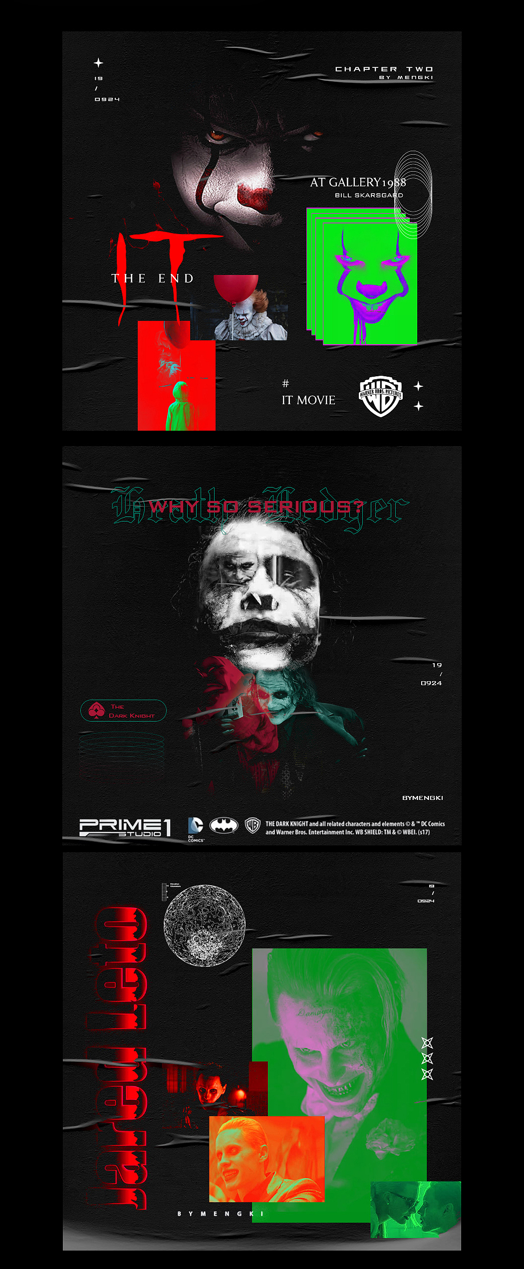 电影海报 · DC小丑合集+2张恐怖片海报