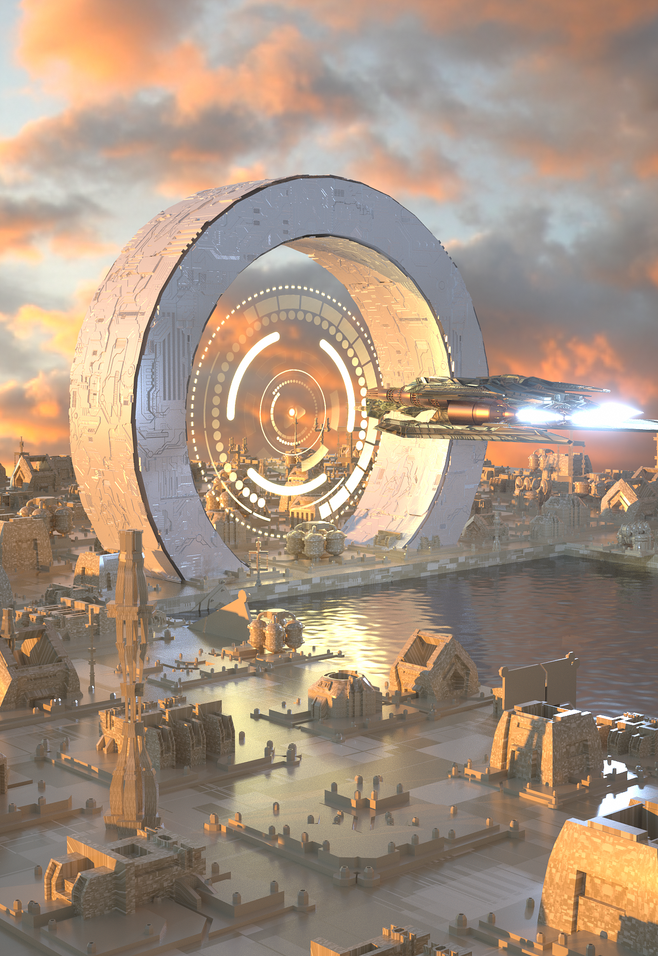 飞船传送门（图ZMjU1ODE5OTA4） - 建筑/空间 - 站酷设计师弓长方文原创素材 - 站酷ZCOOL