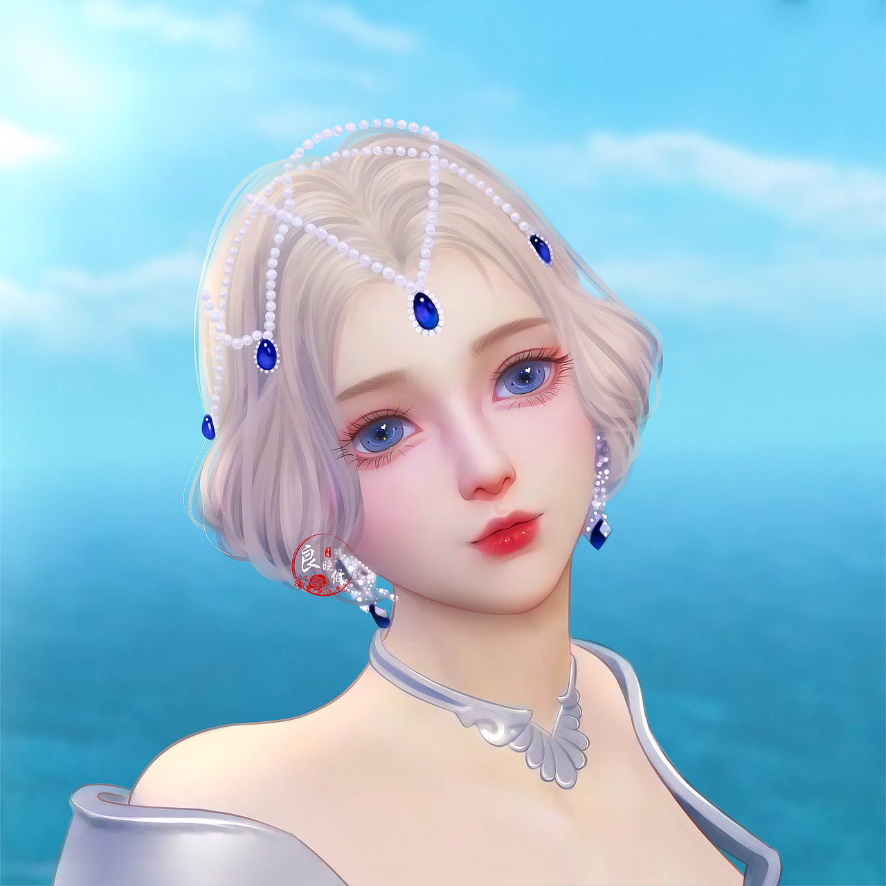 和平精英手绘头像