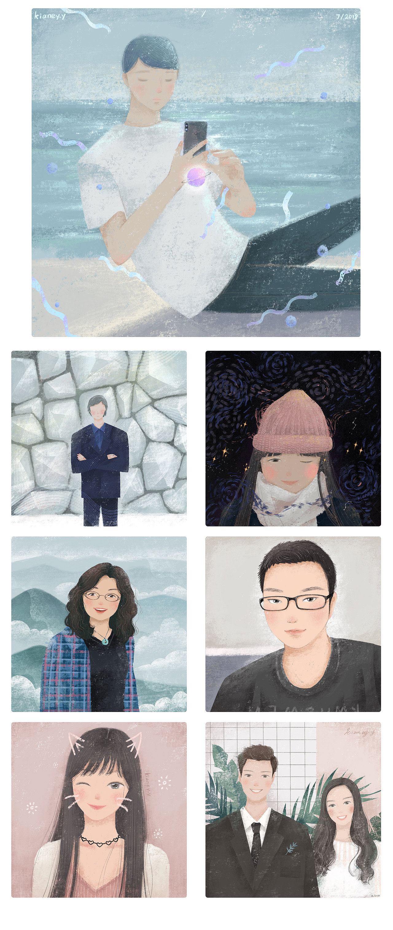 < 2018插画或商业作品集>