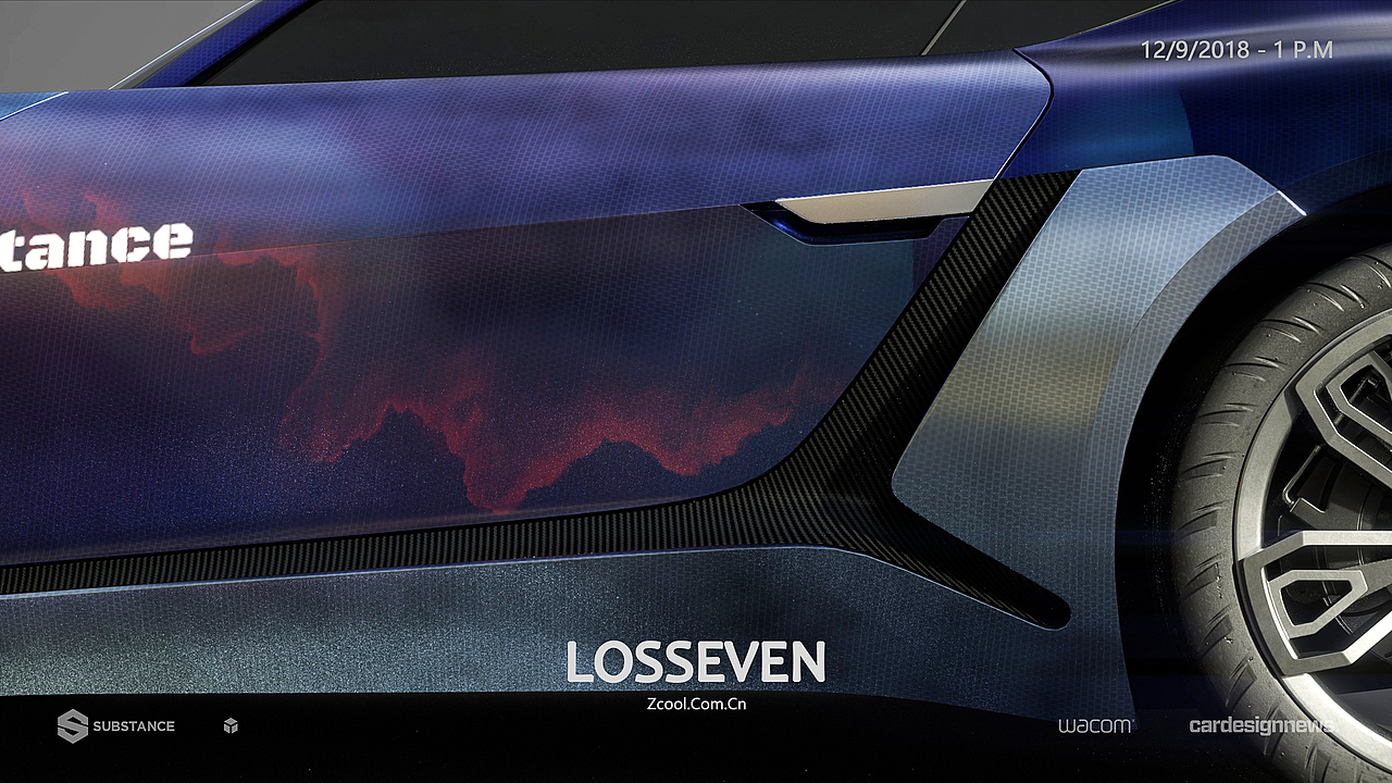 “December embers”The Art Car Texturing Contest（圖ZMTM4MTgwODMy） - 其他三維 - 站酷設(shè)計師洛柒losseven原創(chuàng)素材 - 站酷ZCOOL