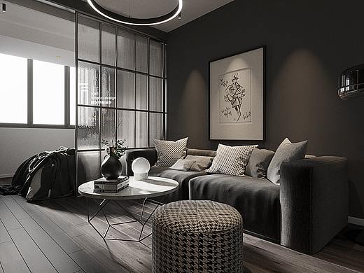 单身公寓（个人主页-ZNTg3MzYwMTY=） - 家装设计 - 站酷设计师壹山半空间设计原创素材 - 站酷ZCOOL