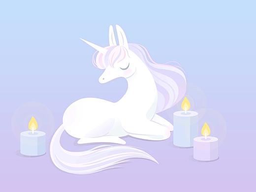 Unicorn（個人主頁-ZMzE2NzgwODA=） - 商業(yè)插畫 - 站酷設(shè)計師老齊Lucky原創(chuàng)素材 - 站酷ZCOOL