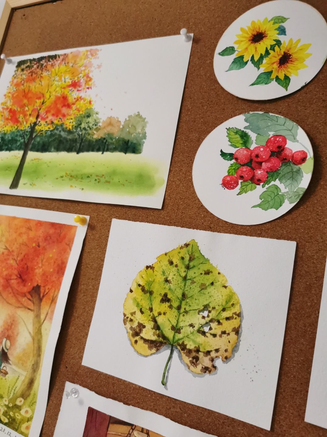 这两年画过的秋天（图ZMzU0ODE0Njcy） - 创作习作 - 站酷设计师yoyoyo爱水彩原创素材 - 站酷ZCOOL