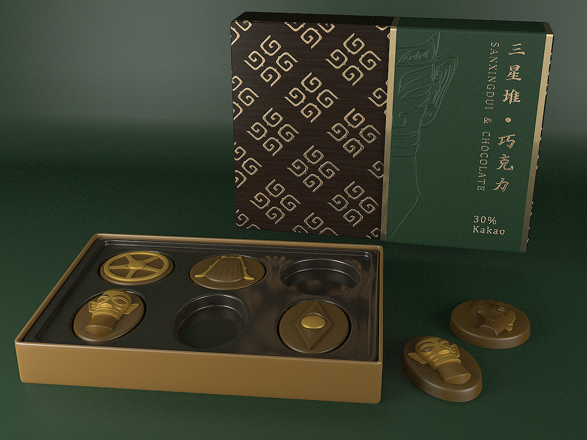 三星堆出土的巧克力（图ZMjI1OTUxODQw） - 生活用品 - 站酷设计师sam_smith原创素材 - 站酷ZCOOL