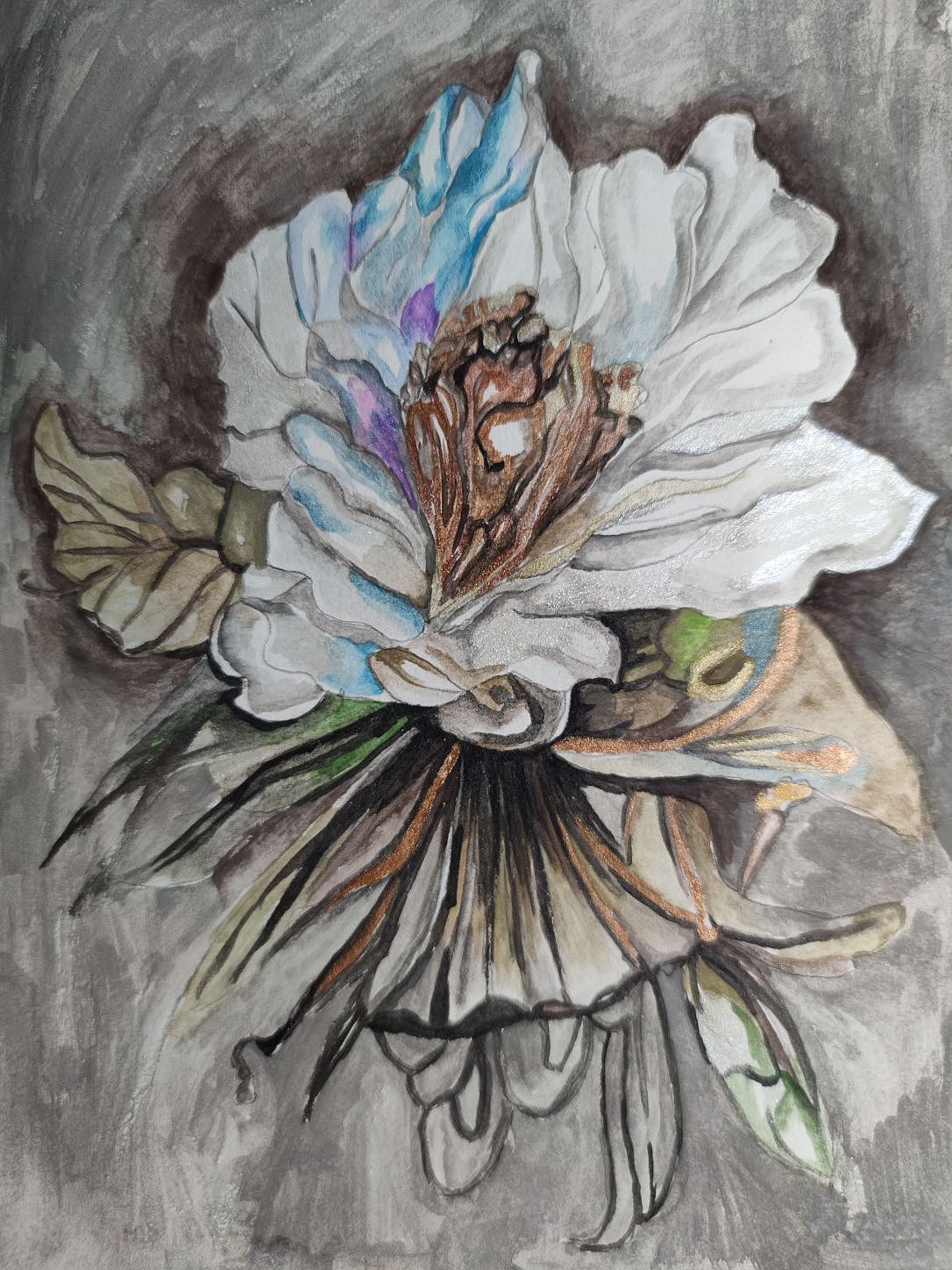 蜉蝣解语(临摹)