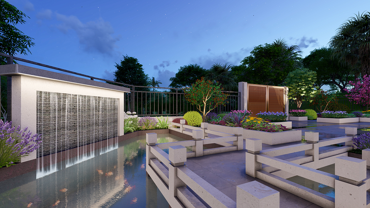 400㎡农村花园设计