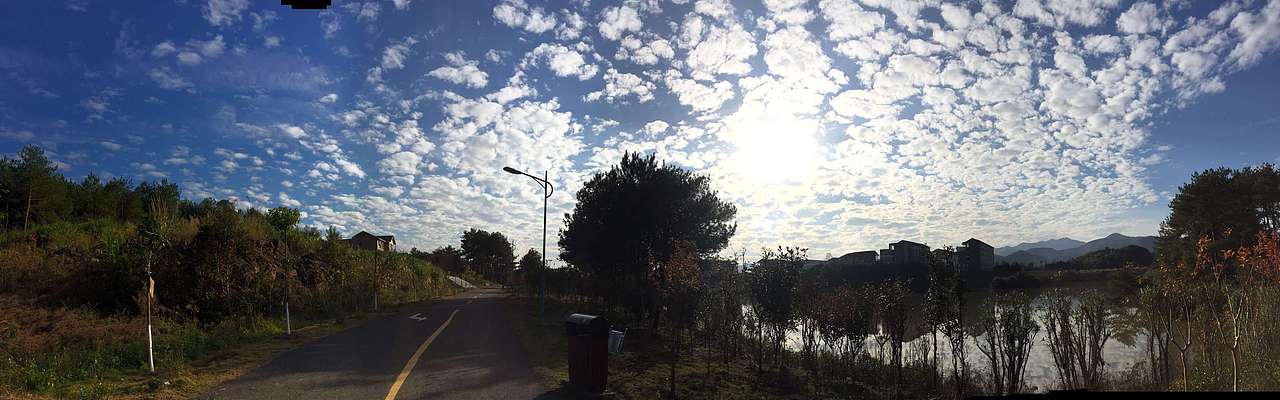 武夷山的天空,美得像是画。