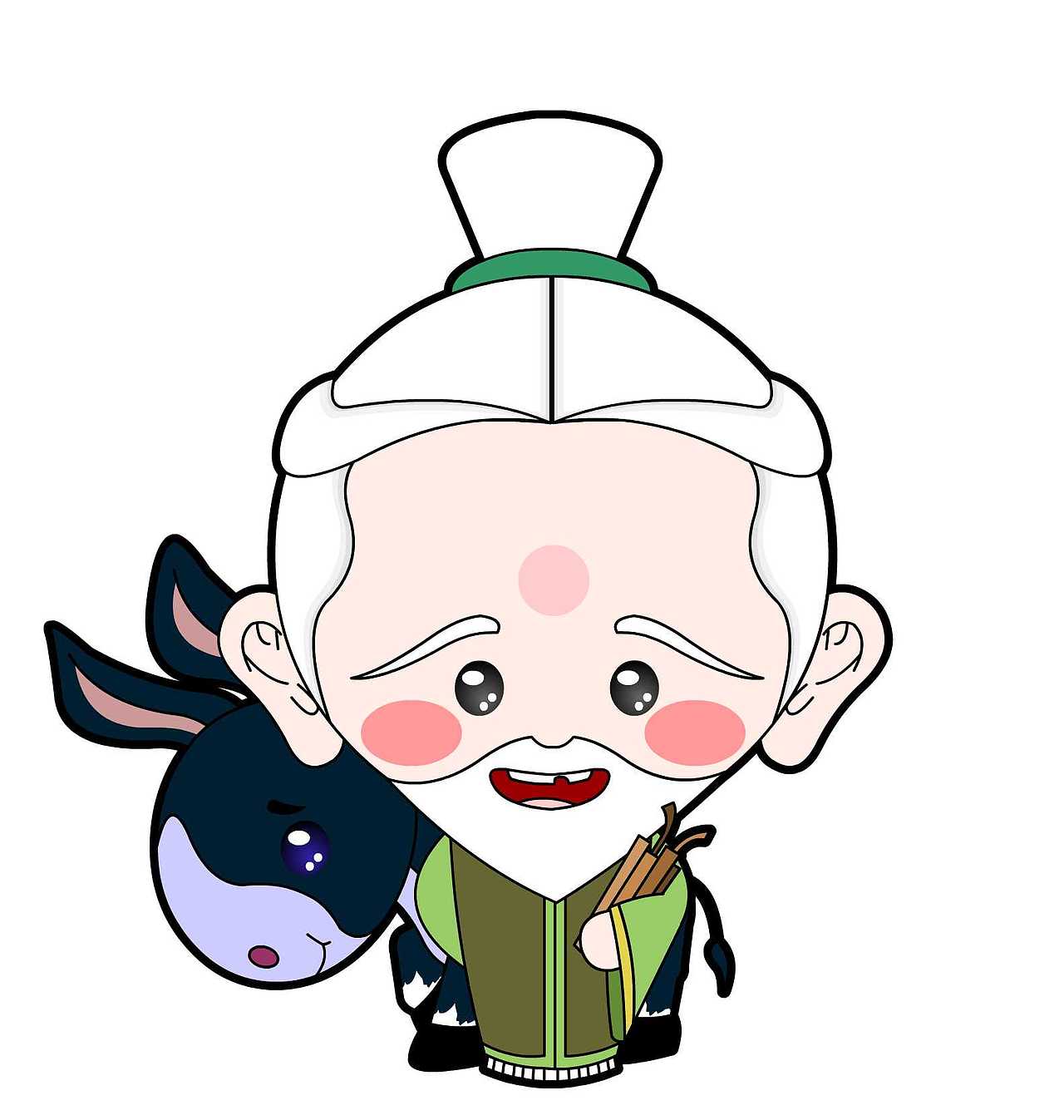 萌八仙--张果老