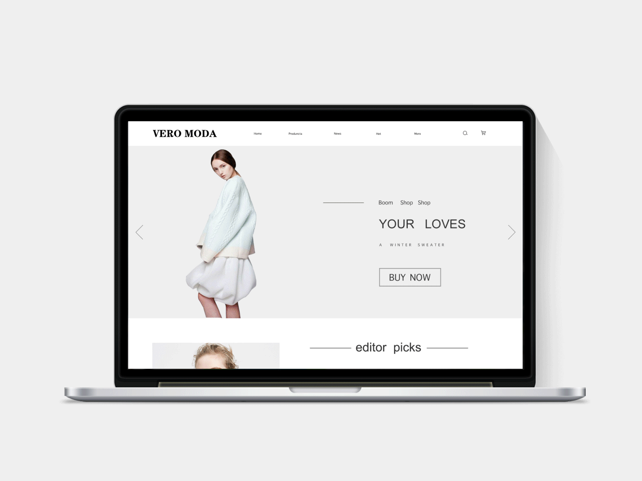 原创Vero moda电商官网设计