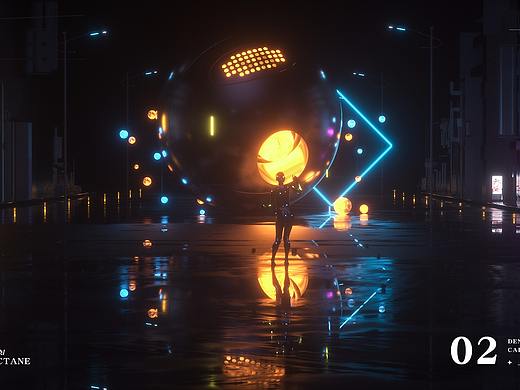 C4D OCtane灯光材质练习（个人主页-ZMzg1NTQ4NzI=） - 场景 - 站酷设计师请不要Likeme原创素材 - 站酷ZCOOL