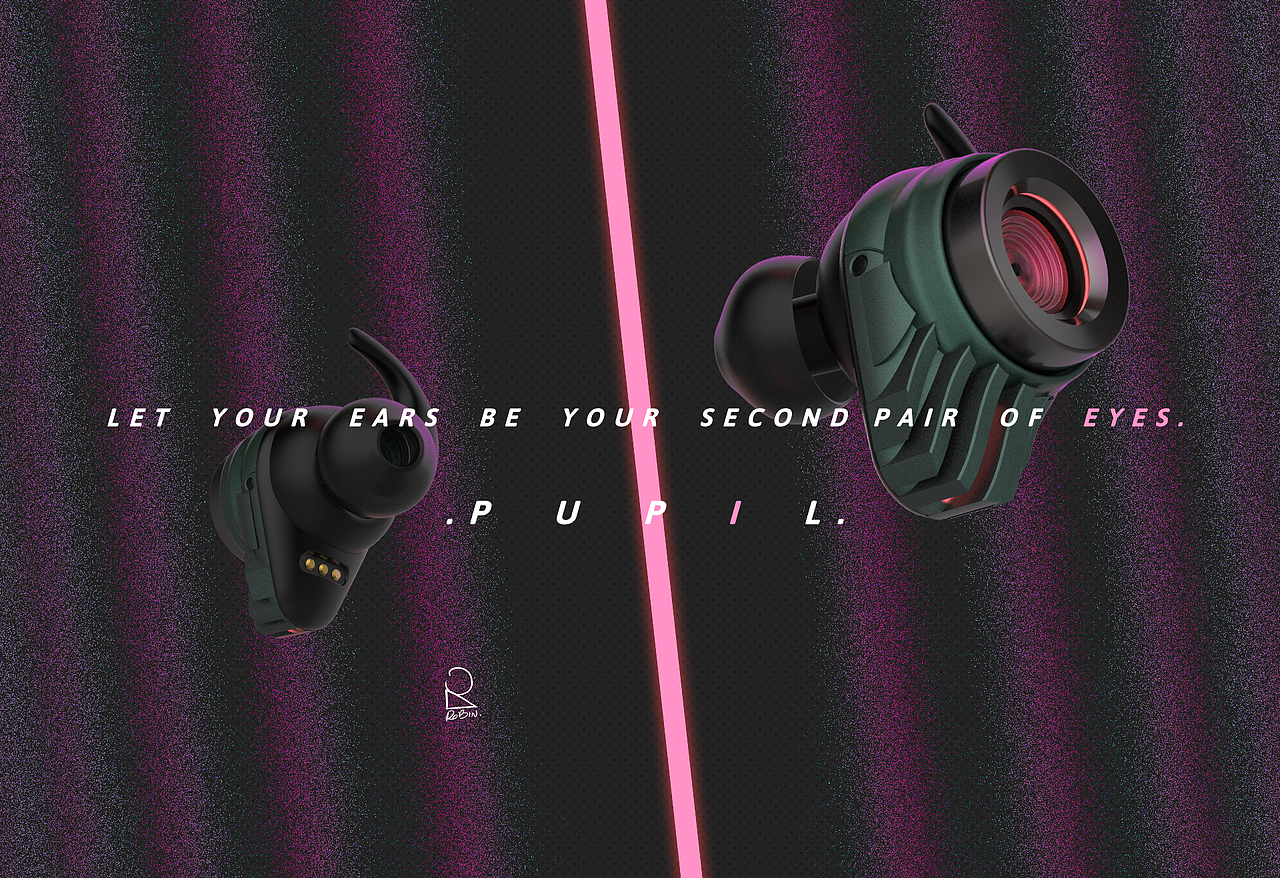 练习 分体式蓝牙游戏耳机-瞳