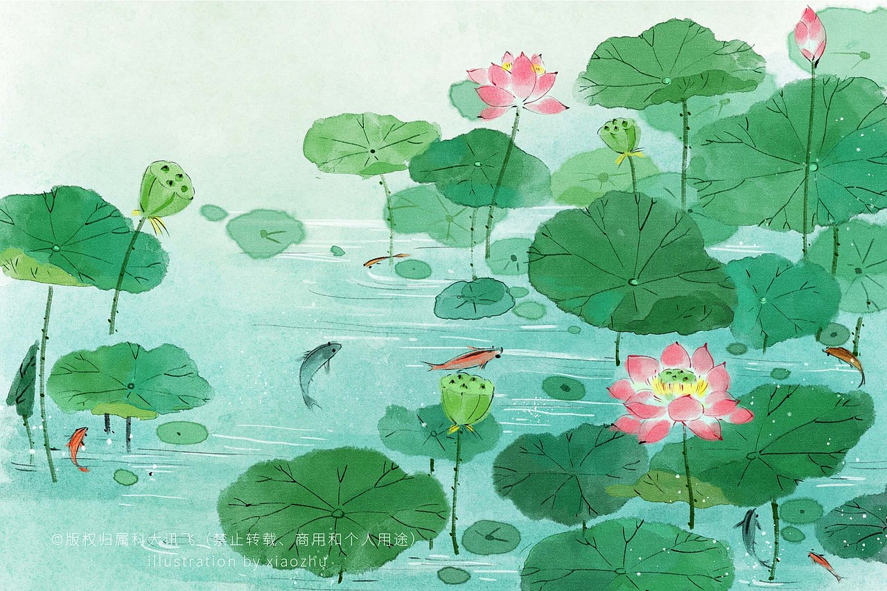 语文古诗词线上教育插画（图ZMjc4MDAyNjcy） - 商业插画 - 站酷设计师小猪君原创素材 - 站酷ZCOOL