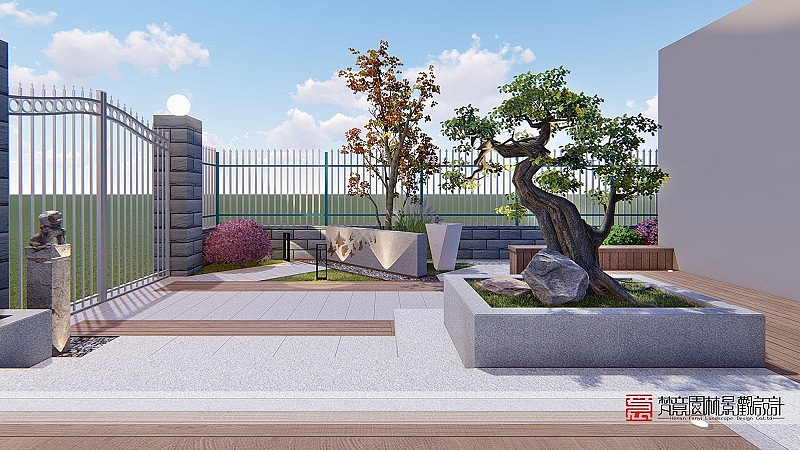 郑州庭院设计——100平米花园设计案例