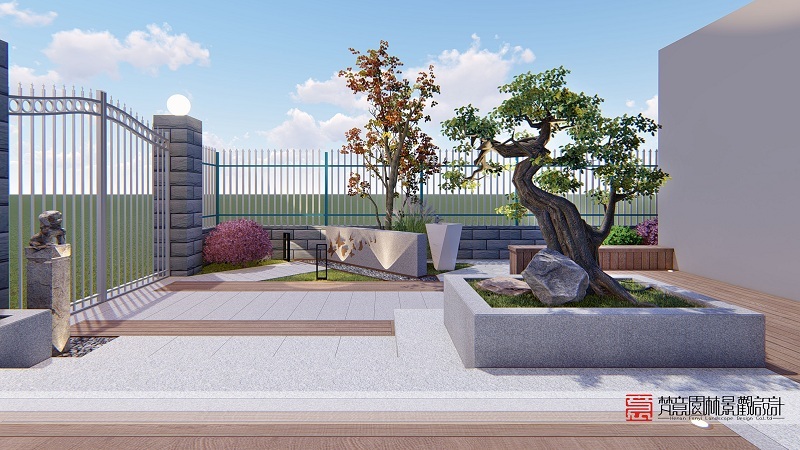 郑州庭院设计——100平米花园设计案例