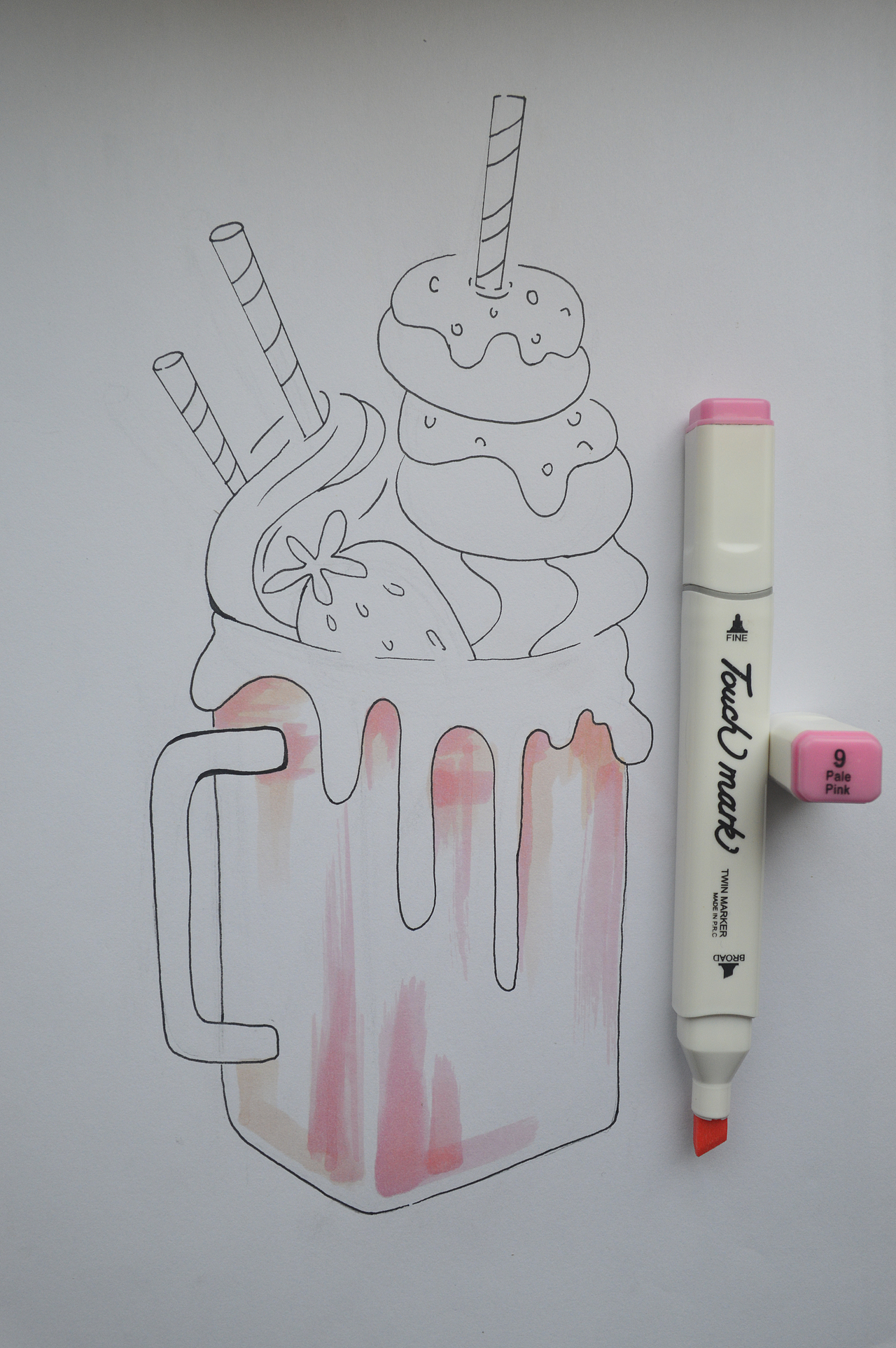 | 马克笔绘画步骤（图ZMTE0MzU1NzEy） - 儿童插画 - 站酷设计师我就是个画渣原创素材 - 站酷ZCOOL