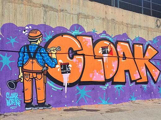 马来西亚Cloak街头涂鸦独具风格的创作【国外精选】