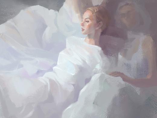 画师繁星计划第五期第二周 纱裙 附不抄照片方法分享