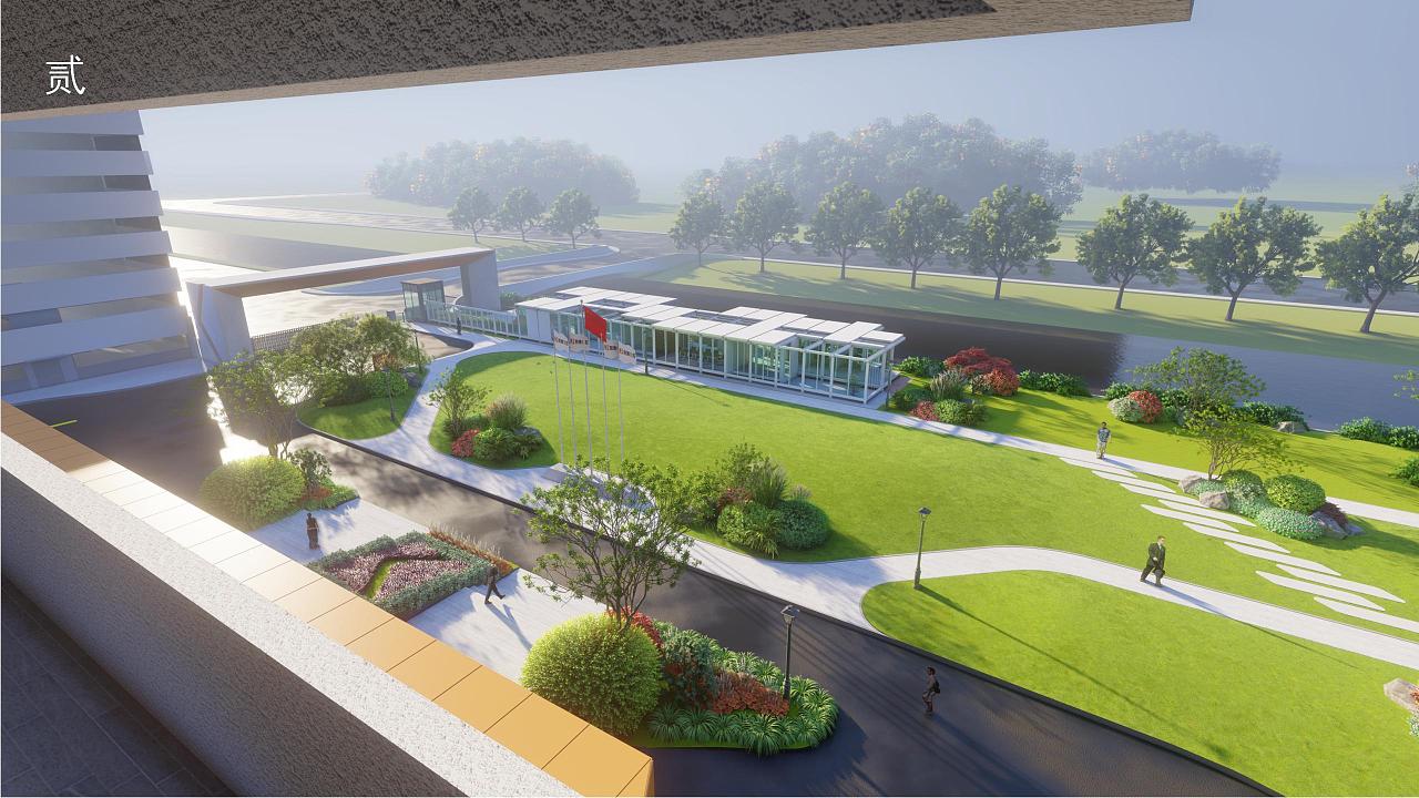 现代简约 办公区景观设计