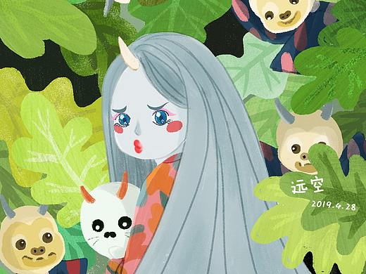 妖精（个人主页-ZMzYzNjE1ODA=） - 创作习作 - 站酷设计师灵魂画渣小鸵酱原创素材 - 站酷ZCOOL