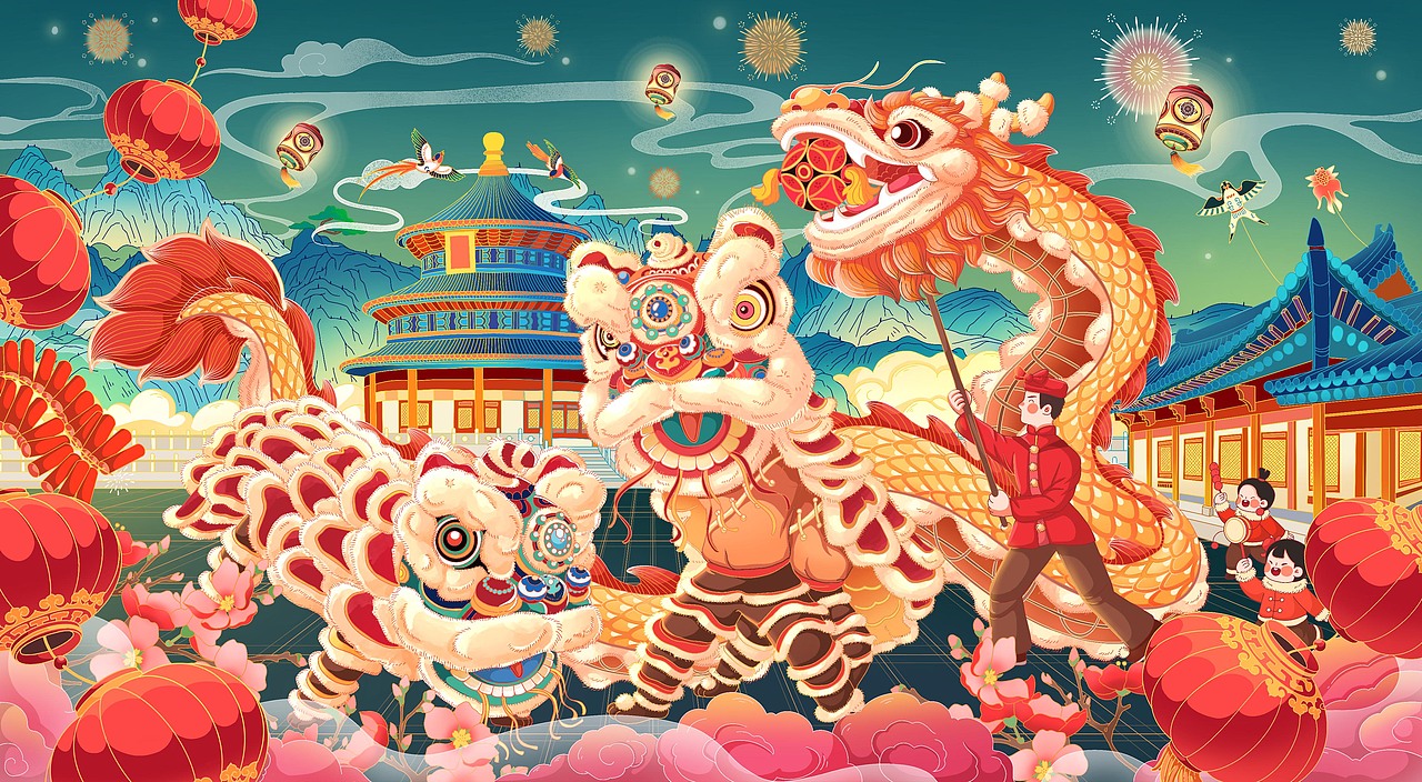 中国风新年贺图