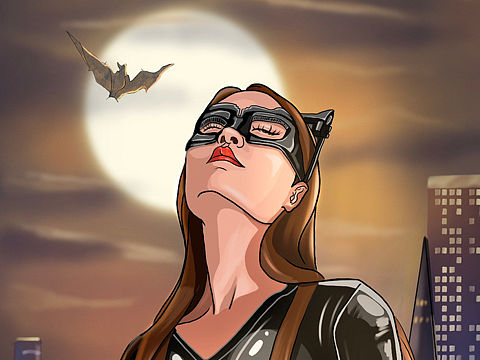 猫女系列（一）（个人主页-ZNjI0NDQxMzI=） - 创作习作 - 站酷设计师温妮we原创素材 - 站酷ZCOOL