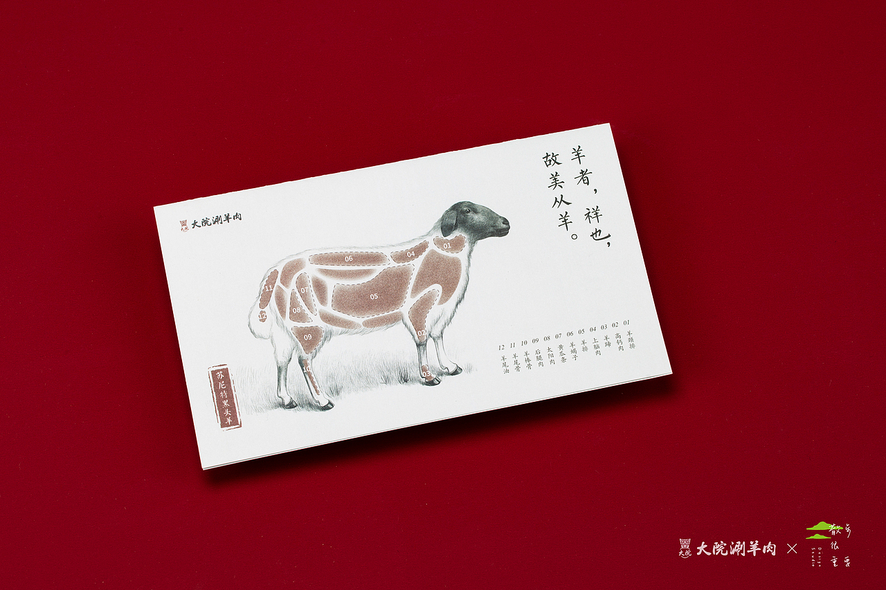Package/Illustration | 大院涮羊肉 生鲜礼盒包装（图ZMTk0NDI2MDIw） - 包装 - 站酷设计师散步很重要原创素材 - 站酷ZCOOL