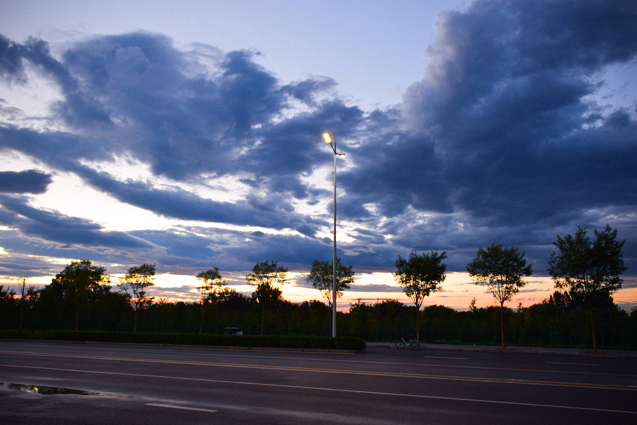 雨后的北京远郊