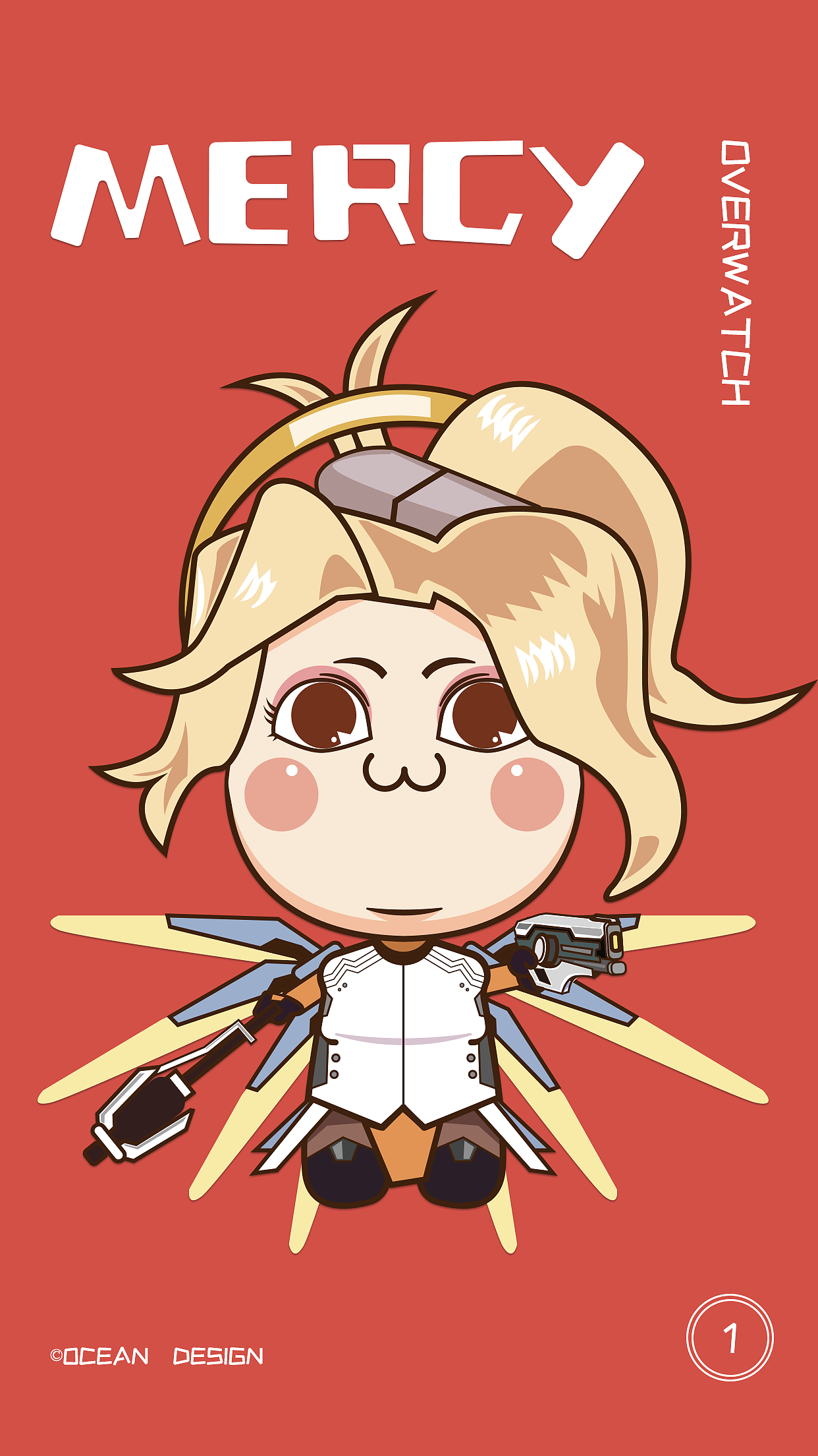 守望先锋系列-天使（图ZMjEzNzYwMTUy） - 创作习作 - 站酷设计师寰Ocean原创素材 - 站酷ZCOOL