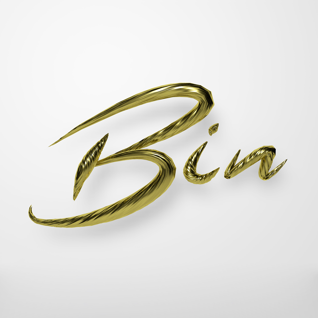 c4d扭曲金属字体