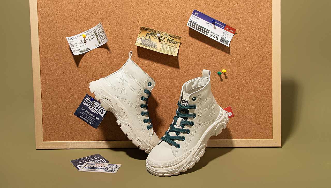 森马鞋品一组创意拍（图ZMjAxNzYzNzM2） - 修图/后期 - 站酷设计师笺伊原创素材 - 站酷ZCOOL