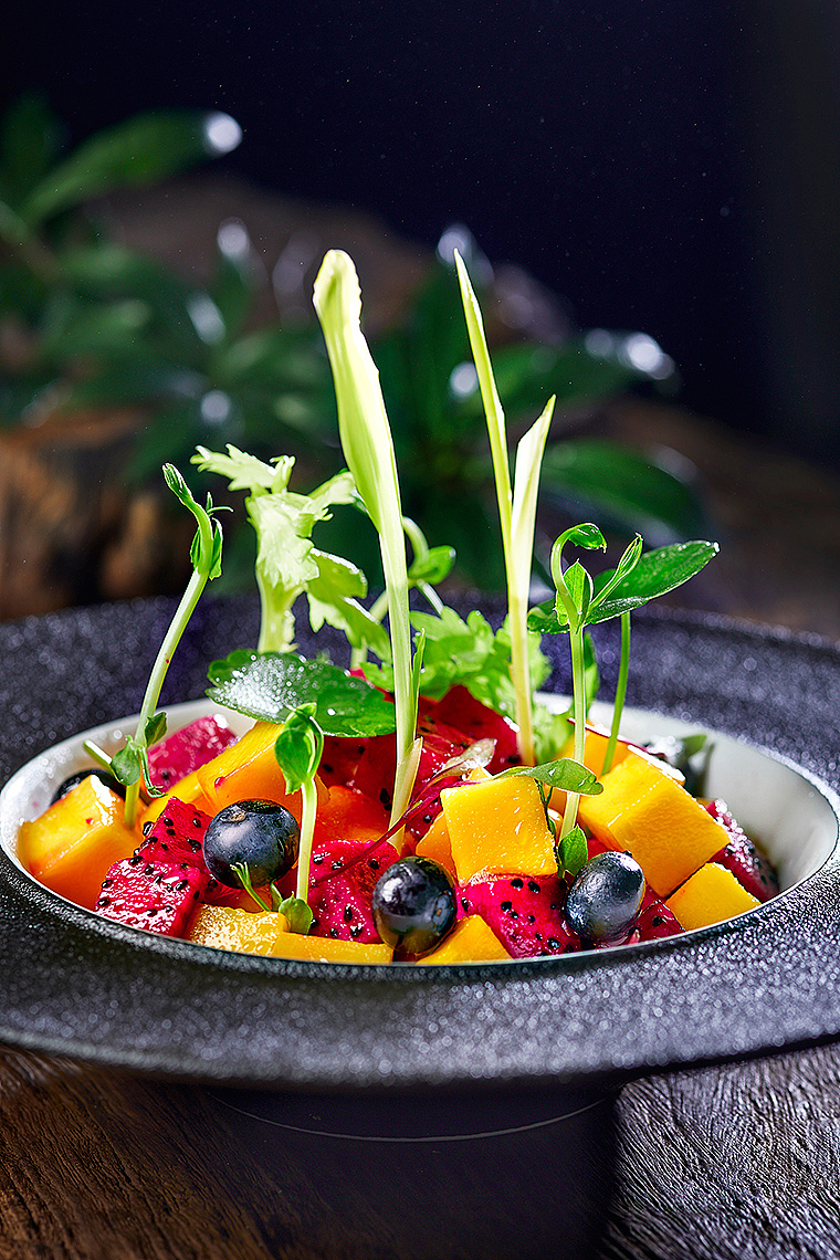 素食餐厅菜品拍摄