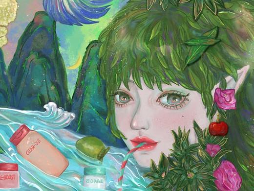 # my CLARINS 寻找天然好食肌 #天然之森