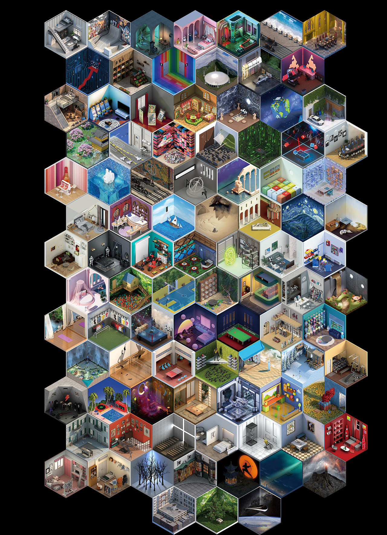 嘉宝莉「我的王国」153个文化符号集结（图ZMjczOTQ4MzMy） - 场景 - 站酷设计师悟脚原创素材 - 站酷ZCOOL