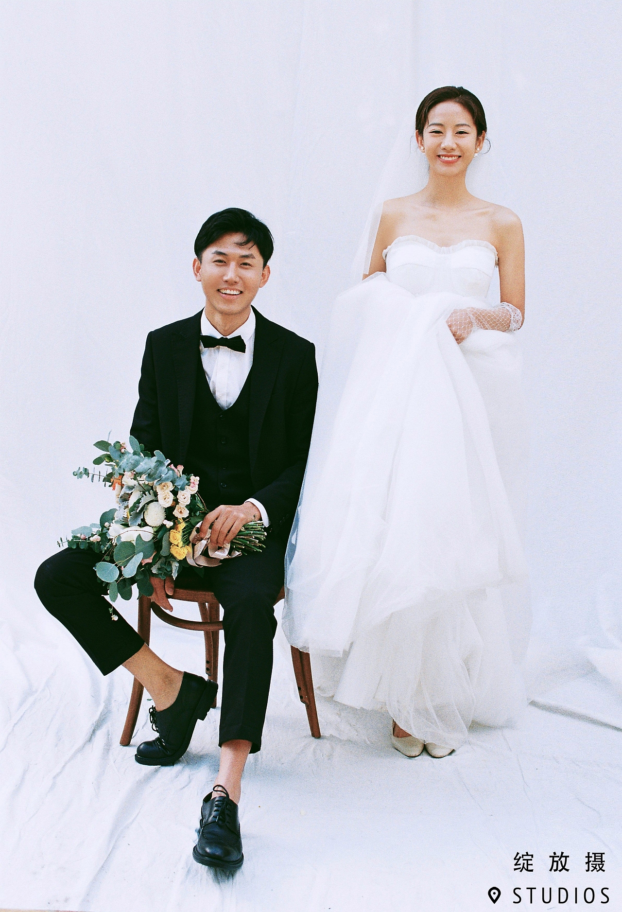 眼前人是心上人❤胶片婚纱照