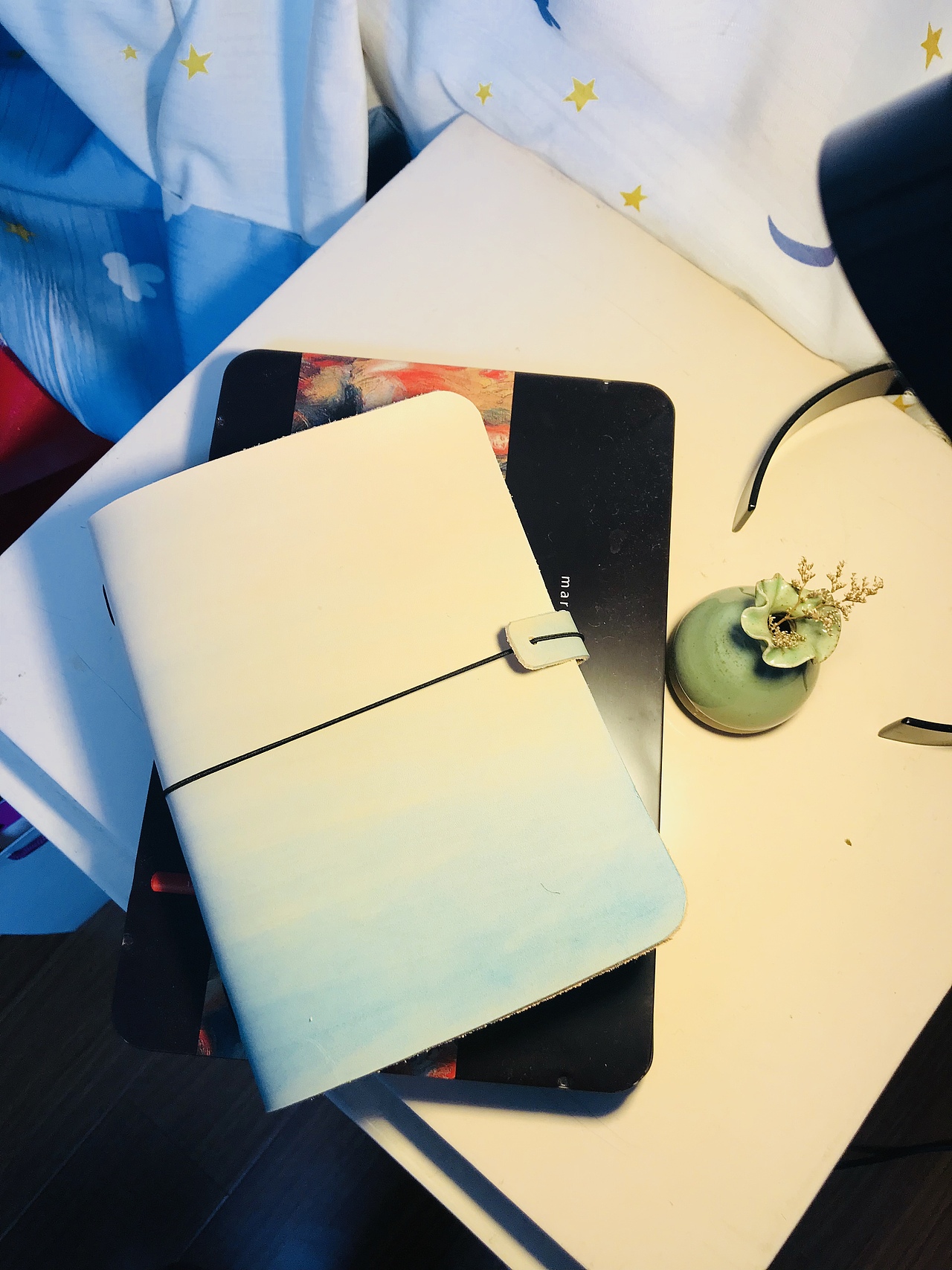 纯手工渐变色植鞣皮笔记本