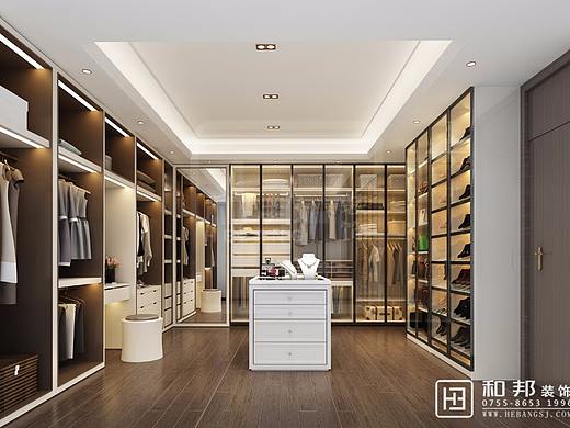 别墅中衣帽间的设计要点有哪些？-和邦装饰设计