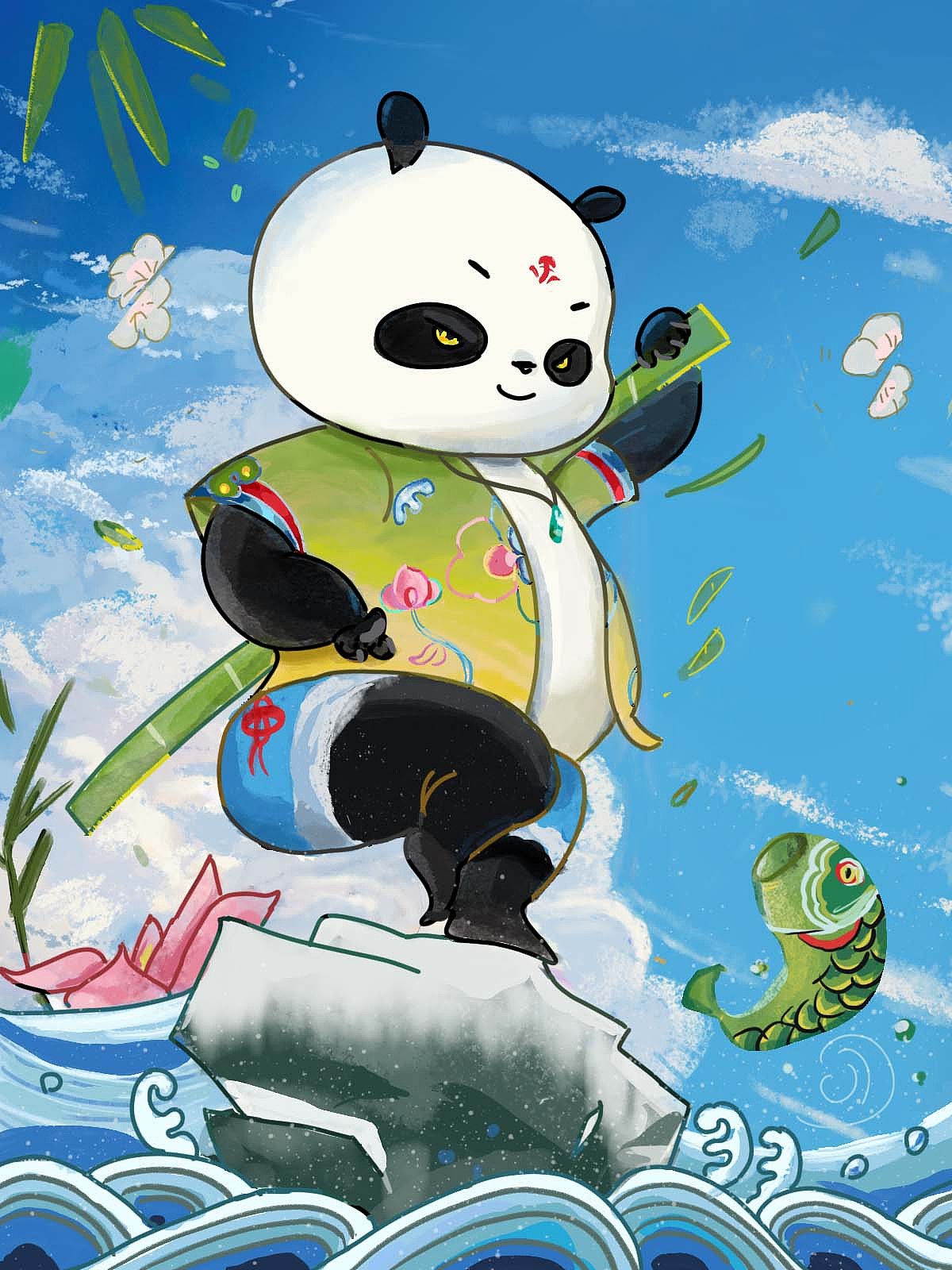 国朝熊猫（图ZMjE2NjY2MjMy） - 手办/模玩 - 站酷设计师小蓝lll原创素材 - 站酷ZCOOL