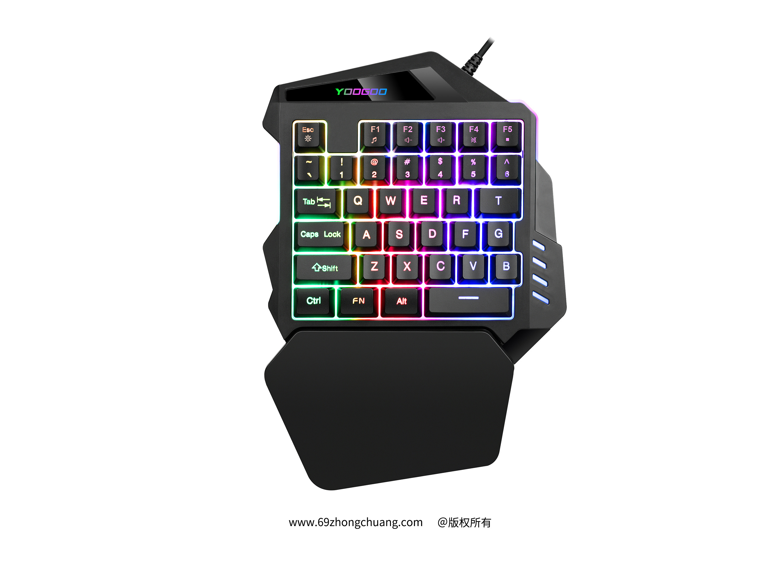 【六九出品】单手游戏键盘商业拍摄