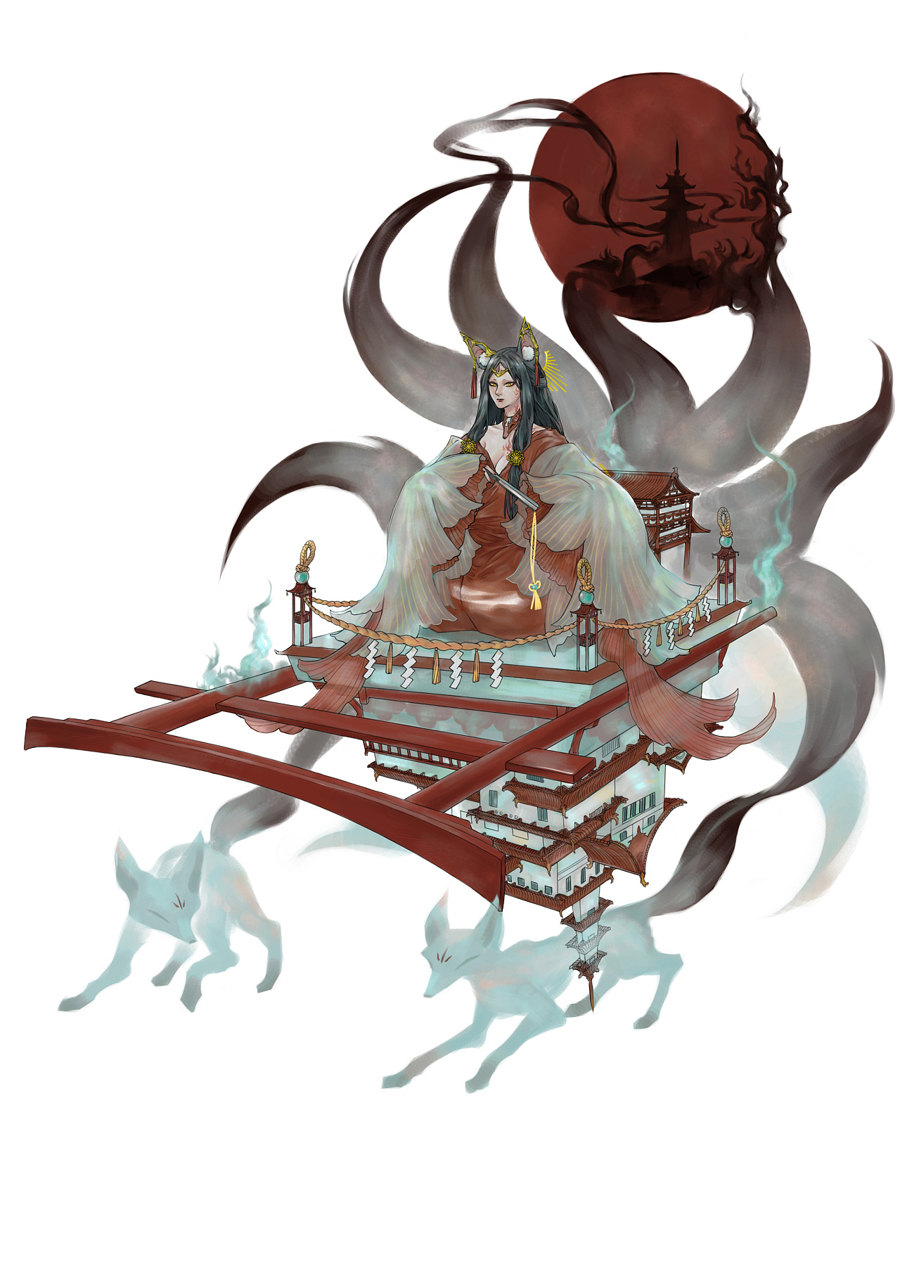 烬天玉藻前青焰丹心